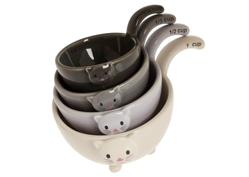 Meow for Measuring Cups, $35.95