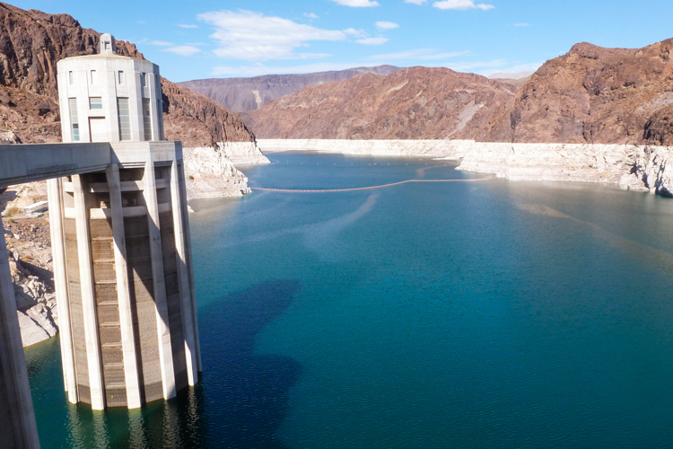 Hoover_Dam water from Lake Mead