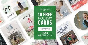 Tiny Prints 10 Free Holiday Cards