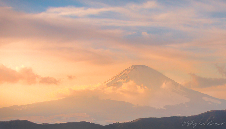 Mt Fuji at sunset