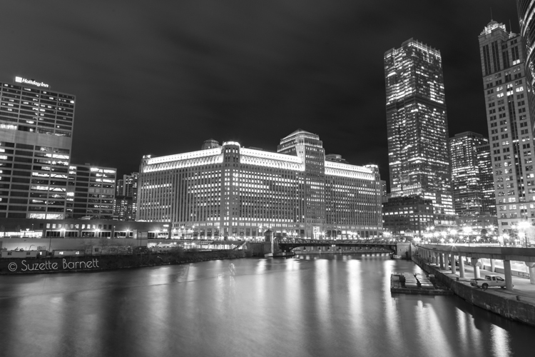 Merchandise Mart over the Chicago River