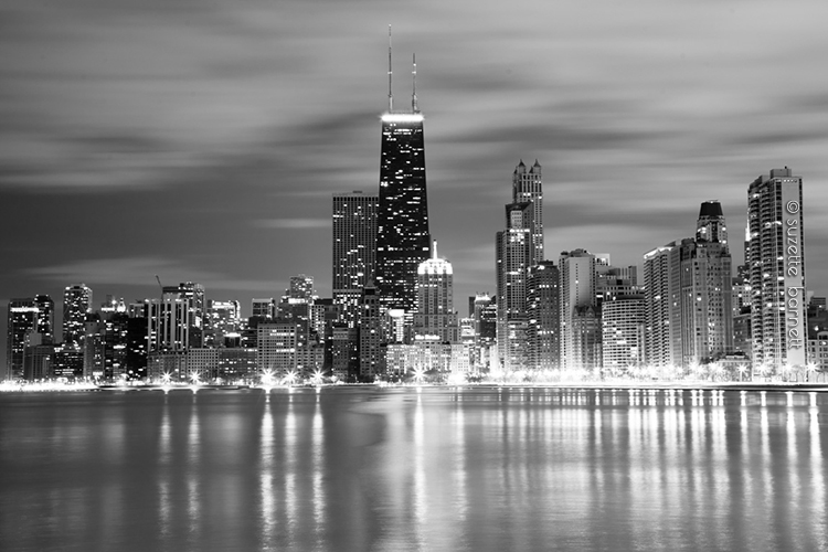 chicago skyline hancock building