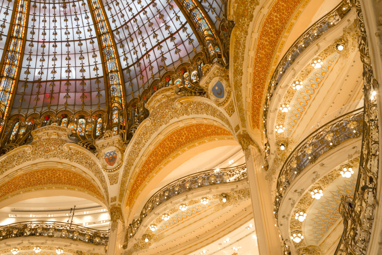 The great glass dome of Galeries Lafayette, Paris - The Good Life France