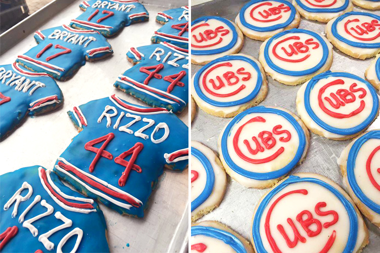 Chicago Cubs cookies 