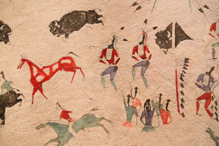 Art from Plaines Indian museum